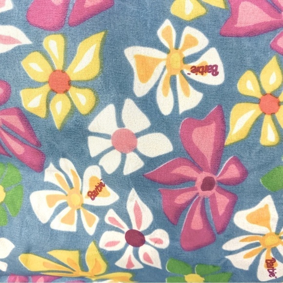 Vintage Retro Floral Barbie Tote 11.5” x 12” x 5” - Picture 3 of 7